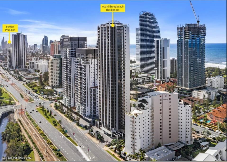 Broadbeach Stunner Modern And Central Gold Coast Luaran gambar