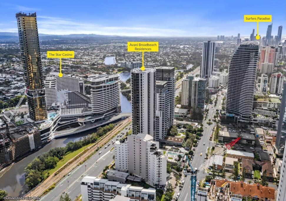 Broadbeach Stunner Modern And Central Gold Coast Luaran gambar